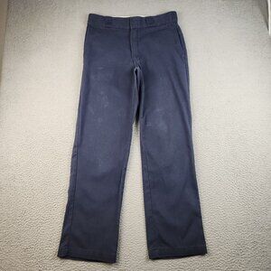 Dickies 874 Original Fit Work Chino Pants Mens 33x32 Straight Relaxed Faded Blue